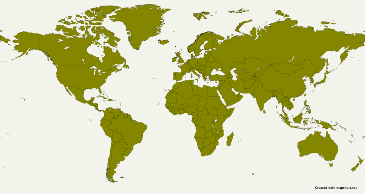 Abb. 15: MapChart - Weltkarte - CC BY-SA 4.0.