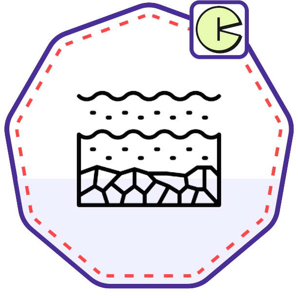 Badge Entstehung von Böden