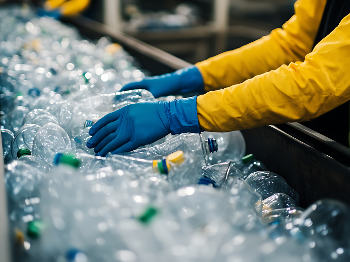 Abb. 26: ninjaDesign - Plastikflaschen zum Recycling - canva.com. 