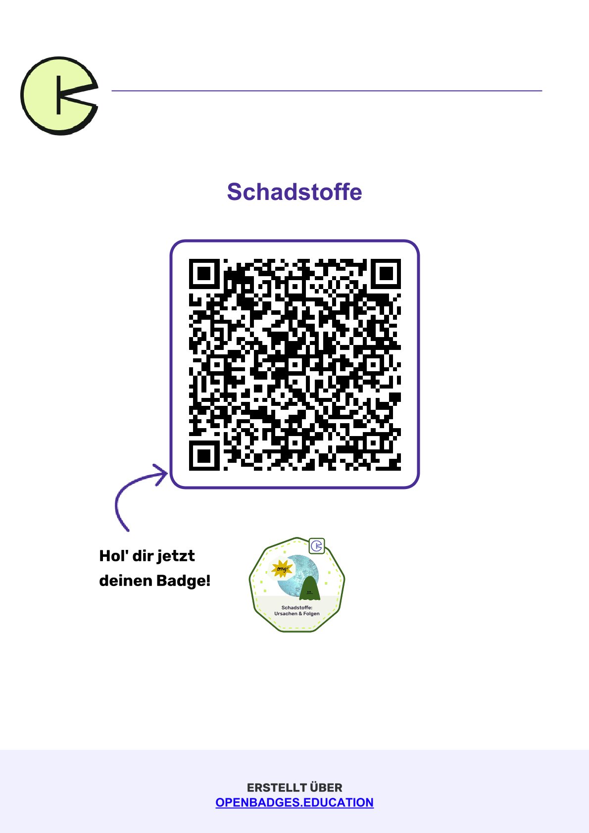 Dein Badge - Schadstoffe