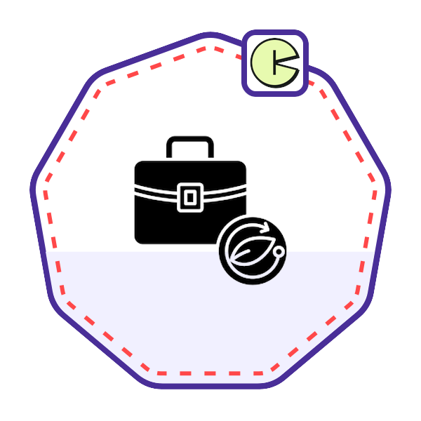 Badge Beruf Natur Klima